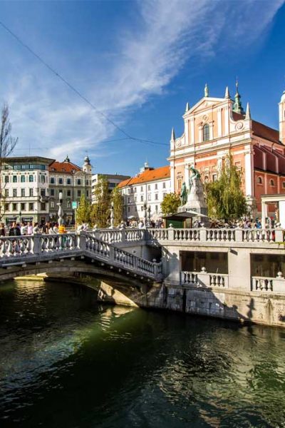 Triple Bridge is one of the symbols of Ljubljana