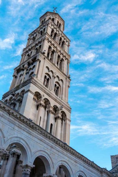 Sv Duje bell tower is a symbol of Split