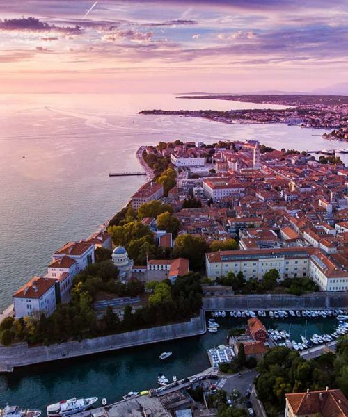 Zadar and its famous sunset